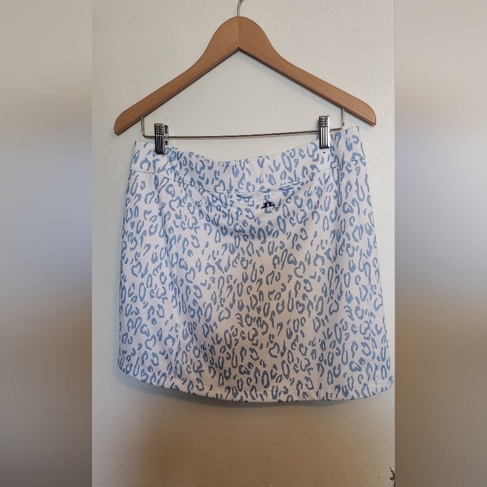 J.Lindeberg Blue and White Mini Golf Skort - Picture 8 of 9